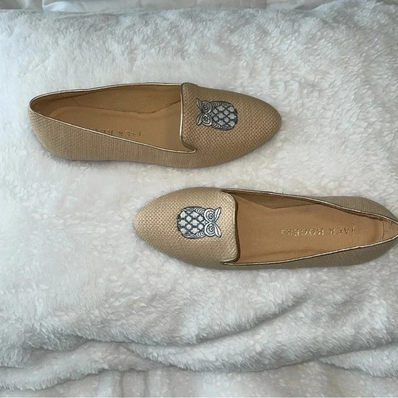 NWOT - Jack Rogers Ginny II Embroidered Owl Loafers - Size 6 - Picture 3 of 6